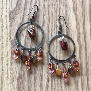 Stone earrings